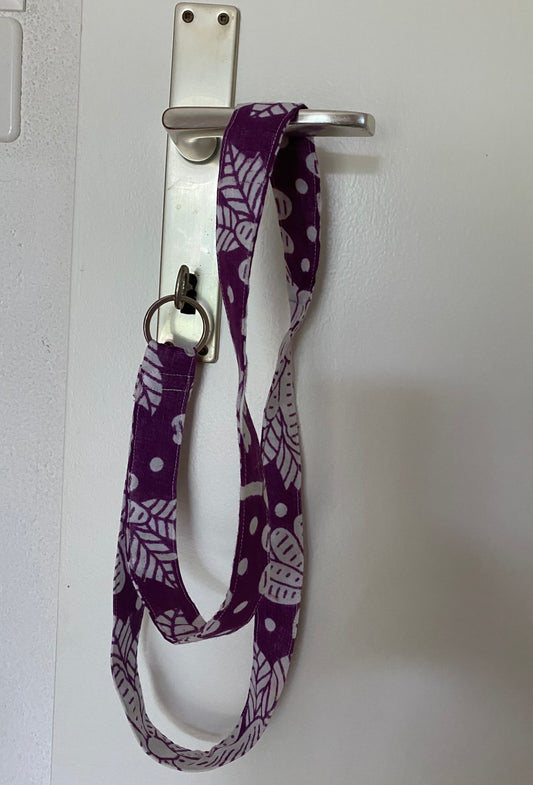 Schlüsselanhänger textil lang