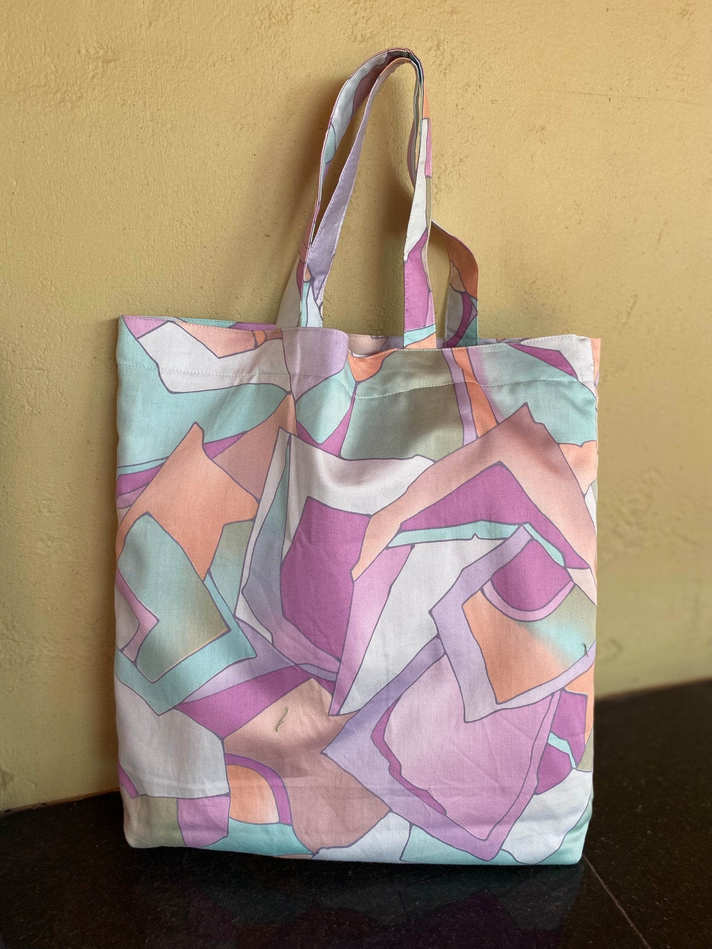 Tasche textil: Zweittasche faltbar doppelseitig benützbar