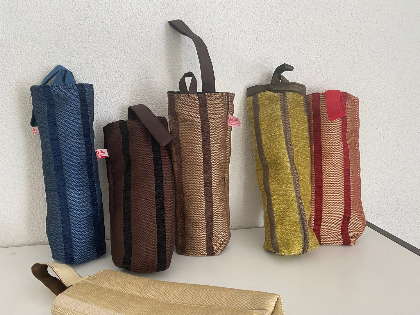 Textile Geschenkverpackung für Flaschen