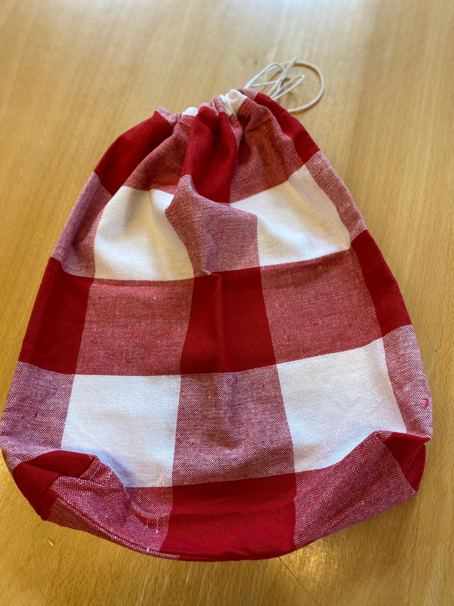 Brotbeutel aus Baumwolle, handgefertigter Beutel/Tasche
