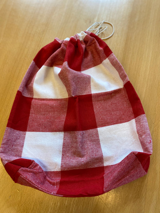 Brotbeutel aus Baumwolle, handgefertigter Beutel/Tasche