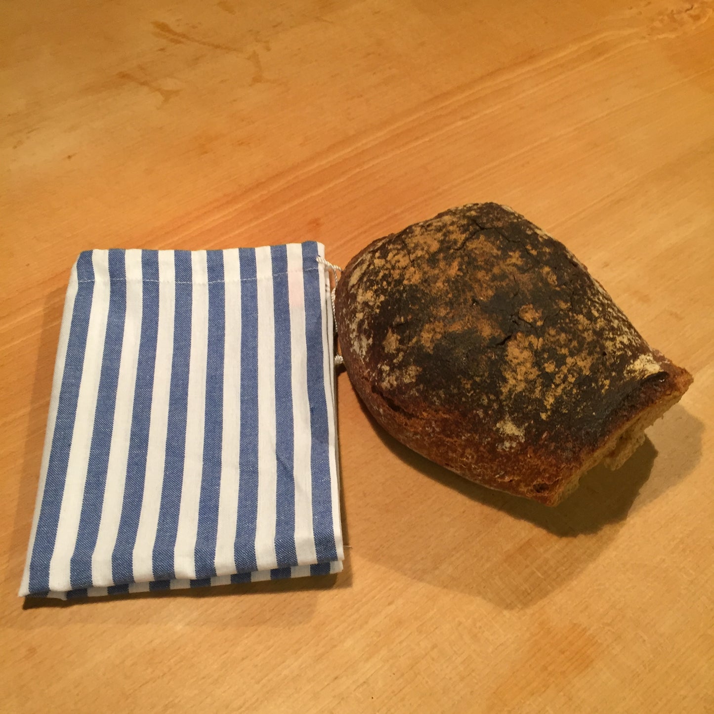 Brotbeutel aus Baumwolle, handgefertigter Beutel/Tasche