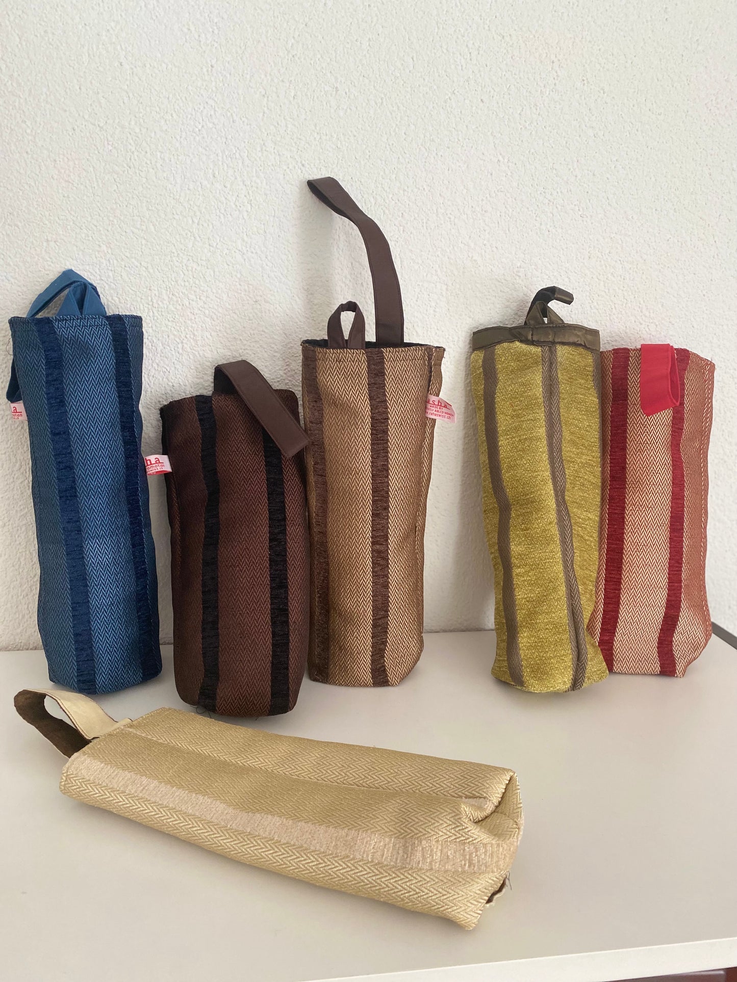 Textile Geschenkverpackung für Flaschen