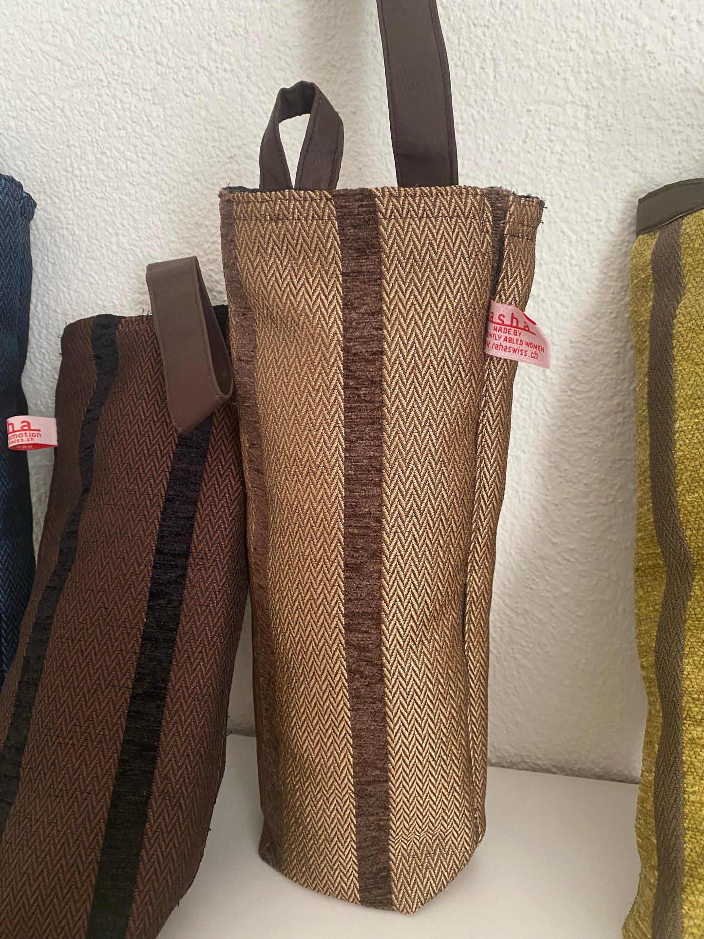 Textile Geschenkverpackung für Flaschen