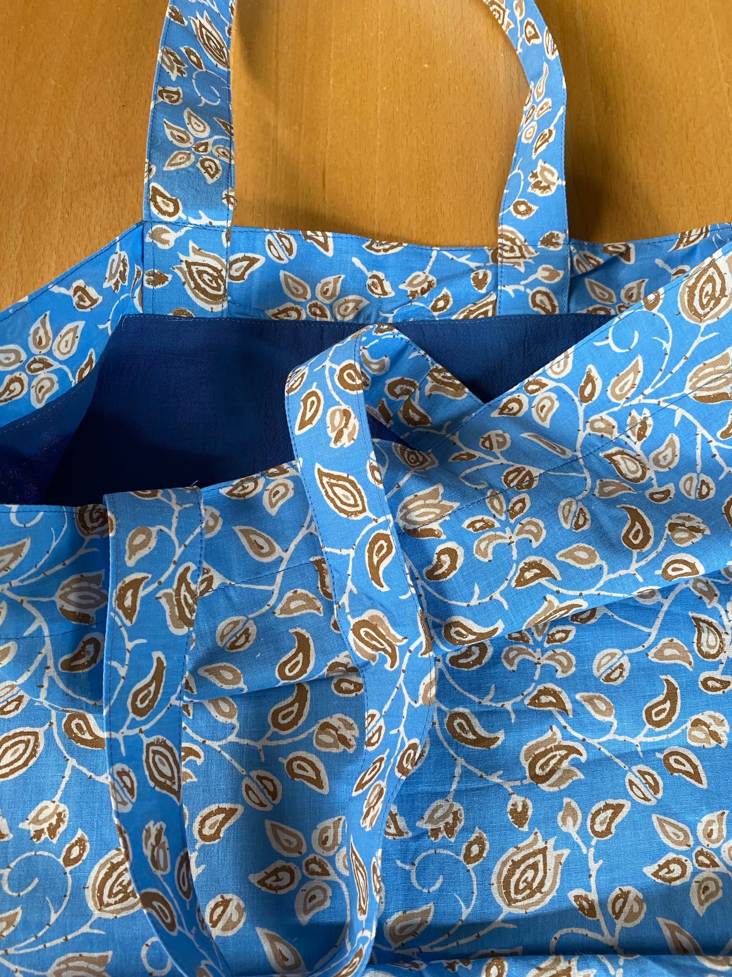 Tasche textil: Zweittasche faltbar doppelseitig benützbar