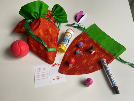 Geschenkbeutel für Kinder- und Familienfeste originell und platikfrei