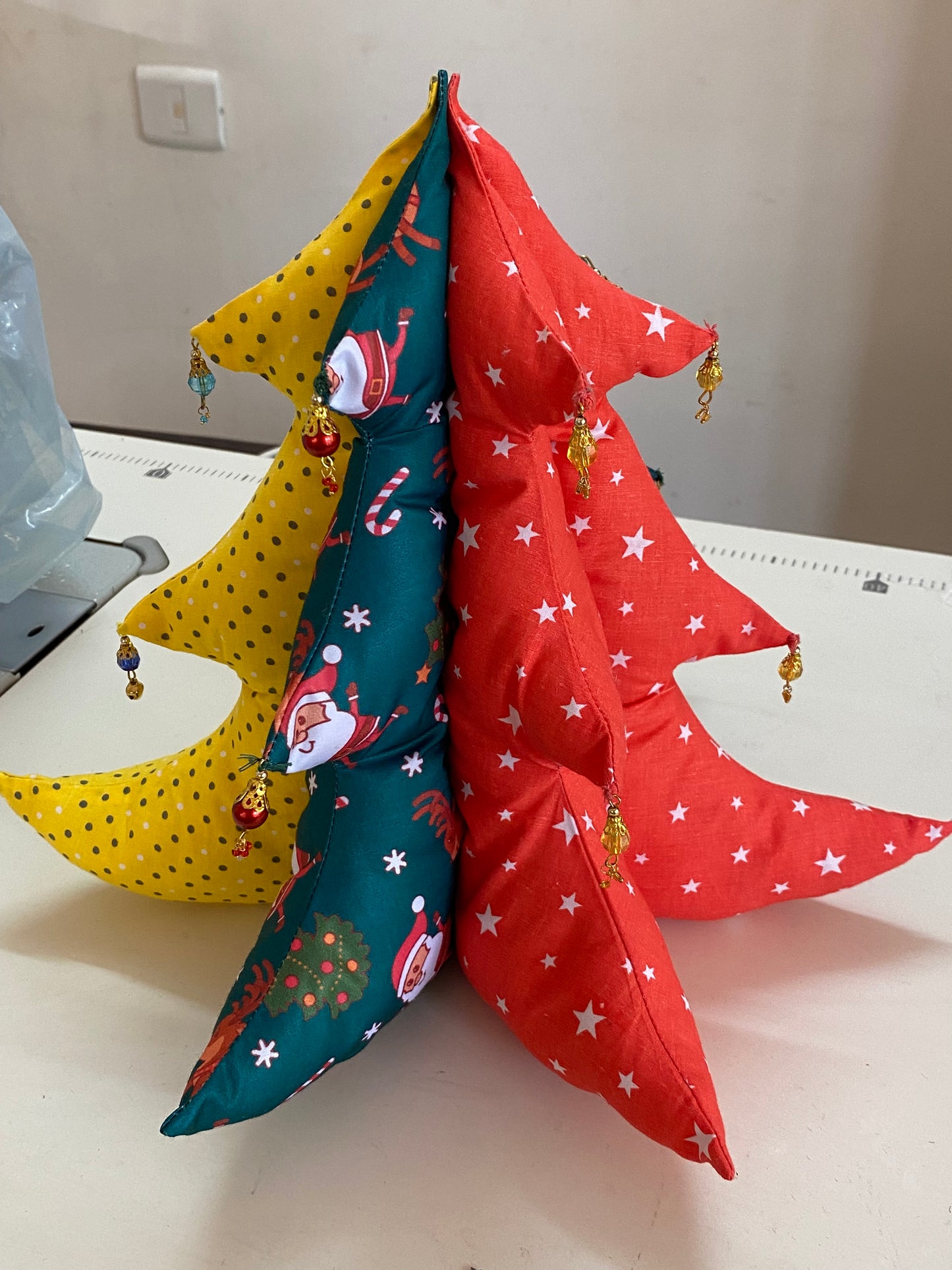 Advent Dekoration Mini Weihnachtsbaum textil