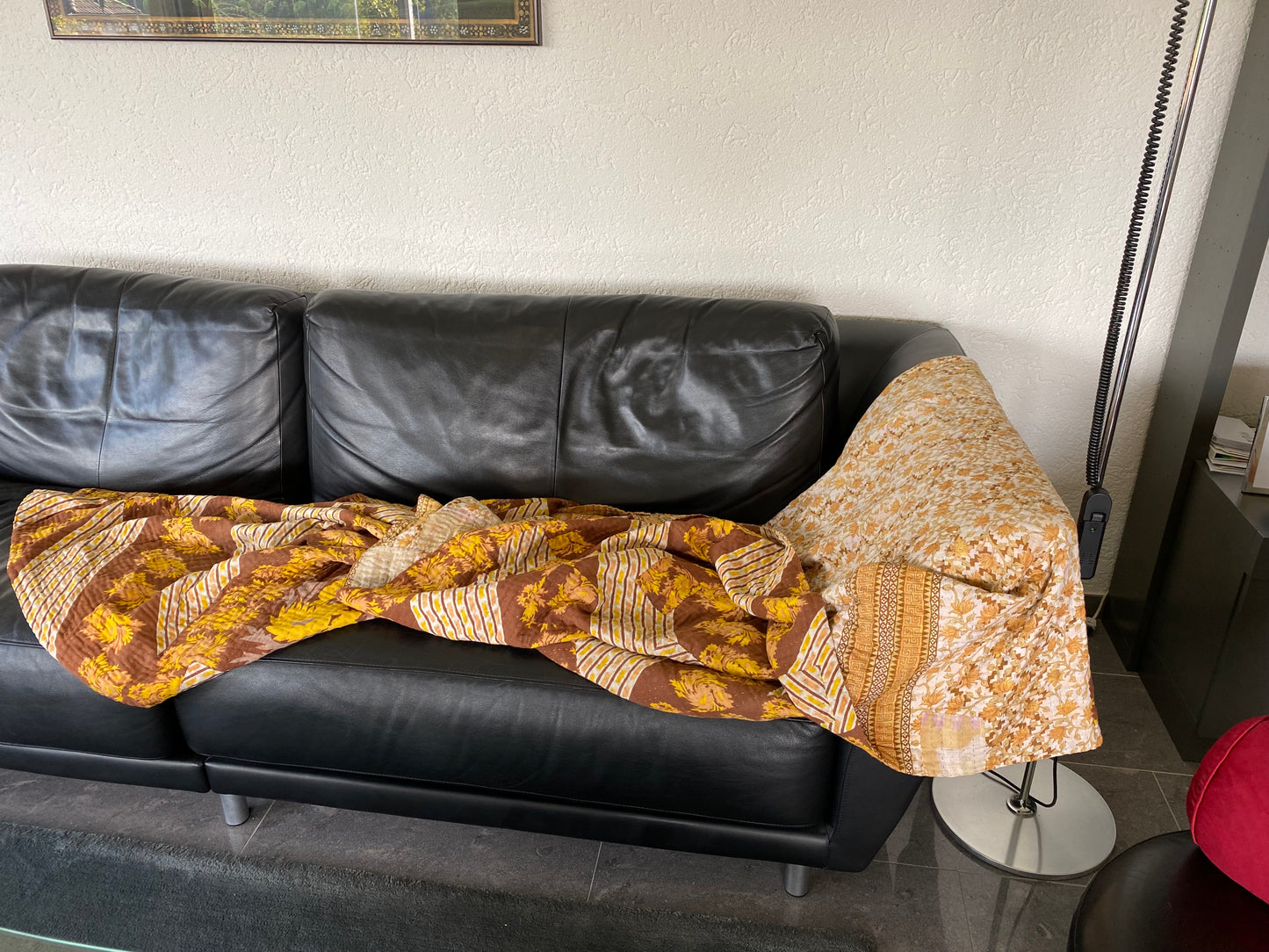 Bettüberwurf, Kuscheldecke, Babykrabbel-Decke upsycling Quilts
