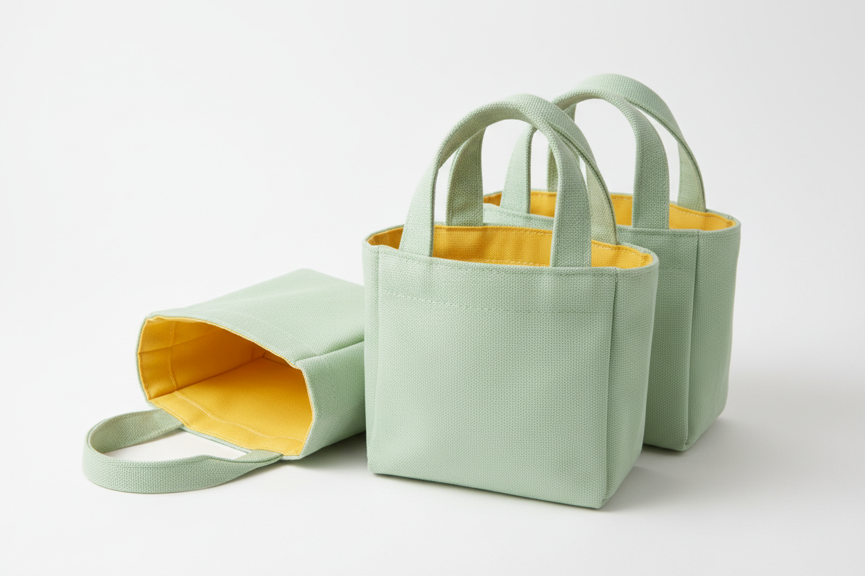 Ostern Kindergeburtstag  Mini Dekor-Täschchen textil, Eco Packaging
